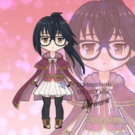 【YCH】 Lumina Celeste - Chibi Doll